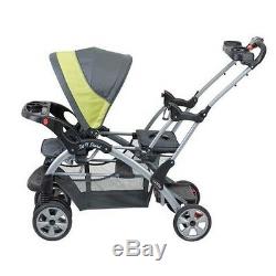 Baby Double Strollers Twins Carrier Child Car Buggy Transport Léger