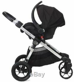Baby Jogger City Select Twin Double Poussette Amethyst W Second Seat & Bassinet