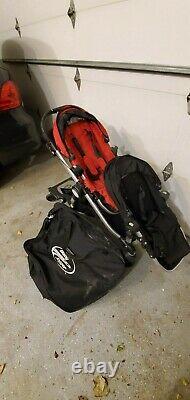 Baby Jogger City Select Twin Double Stroller Riding Stand De Voyage Cas 2ème Siège