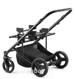 Baby Pram Jedo Duo For Twins, Double Poussette + Siège 2xcar, 4in1 Travel System