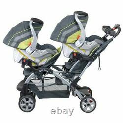 Baby Trend Double Poussette Avec Deux Sièges Auto Twin Infant Toddler Sit N Stand