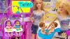 Barbie Babysitting Baby Twins Changement De Couleur Eau Play Video Babysitter Playset Cookieswirlc
