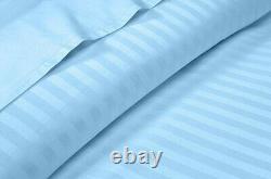 Beaux draps de lit et housses de couette 1200 TC 100% coton Sélectionnez l'article Bleu Ciel