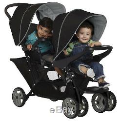 Bébé Graco Enfant En Bas Âge Tandem Twin Double Landau Poussette Buggy Pushcair Inc Raincover