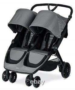 Britax B-lively Léger Quick Fold Twin Baby Double Baby Dove Nouveau
