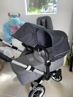Bugaboo Donkey2 Duo/double/twin Buggy Marque New Stellar Hoods
