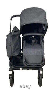 Bugaboo Donkey 3 Poussette double avec nacelle et siège édition spéciale avec grand sac