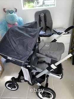 Bugaboo Donkey Duo 2 Double Buggy Marque Nouveau Stellar Hoods