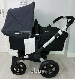 Bugaboo Donkey Twin Double Pushchair Pram Unisex Mono Duo + Nouvelles Hottes Stellaires