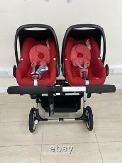 Bugaboo Donkey V1.1 Twin Red Full Double Système De Voyage