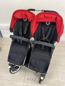 Bugaboo Donkey V1.1 Twin Red Full Double Système De Voyage