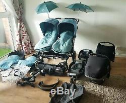 Bugaboo Duo Ane Twins / Double / Simple Système Voyage Forfait Complet
