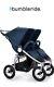 Bumbleride Indie Twin Compact Fold Baby Double Poussette Maritime Blue