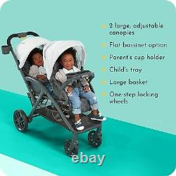 Century Double Poussette Bébé Léger Twin Buggy Infant Toddler Carrier