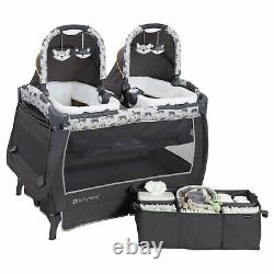 Chicco Cortina Poussette Pour Bébé Double Pliable Baby Trend Twin Playard Travel Set