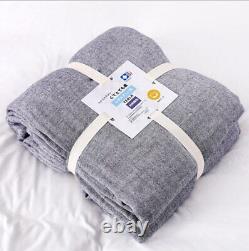 Couverture en coton mousseline pour lit double jumeau, pour lit et canapé, literie d'été.