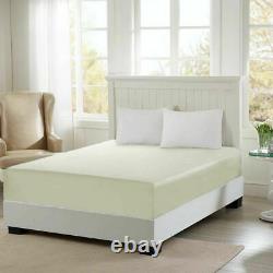 Fiche/duvet/fitted/flat Ivory Solid USA 1000 Tc Coton Égyptien Taille-king, Twin