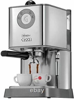 Gaggia 12500 Baby Twin Espresso Machine En Acier Inoxydable