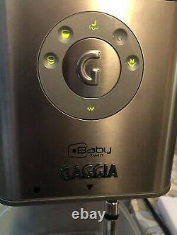 Gaggia Baby Twin Home Espresso Machine Single Double Café Brossé Inoxydable