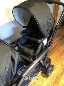 Graco Baby Modes Duo One-hand Fold Twin Tandem Double Stroller Balancing Act Nouveau