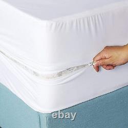 Housse imperméable à fermeture à glissière pour matelas Premium Utopia Bedding 10 cm profond.