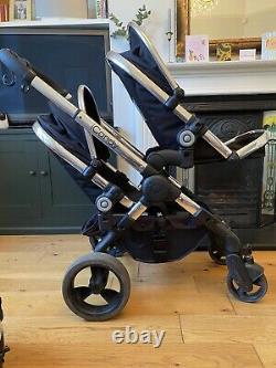 Icandy Peach Blossom Twin Pram, Carrycots & Maxi Cosi Sièges D’auto