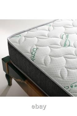 Matelas à ressorts orthopédique en bambou ultra Shadow pour lits simples, doubles et bébés