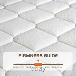 Matelas en mousse à mémoire de forme 14 pouces pour lit simple, double, queen et king avec ressorts ensachés dans une boîte