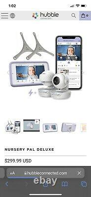 Motorola Double Nursery Pal Deluxe Twin 5 Smart Hd Wi-fi Vidéo Baby Monitor