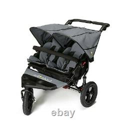 Out N About Double Nipper 360 V4 (steel Grey) All Terrain For Twins, Rrp £599.00