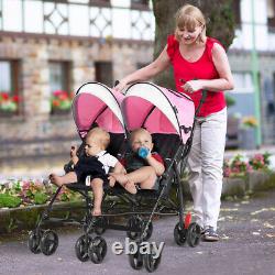 Poussette Double Bébé Pliable Baby-joy Pour Enfants Poussette Parapluie Ultra-légère