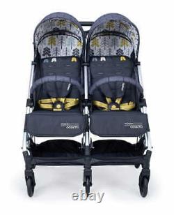 Poussette Jumelle/buggy Cosatto Woosh Double Fika Forest Cosatto