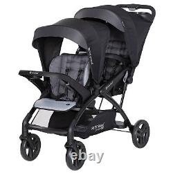 Poussette double Baby Trend Sit N' Stand avec siège auto EZ-Lift (lot de 2), Stormy