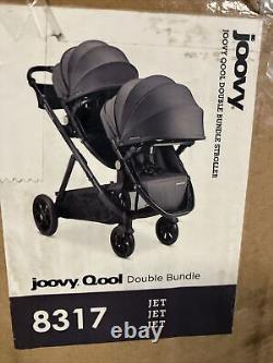 Poussette double Joovy 2021 Qool 8317 Jet Bundle