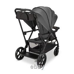 Poussette double Joovy Caboose RS Premium assise et debout 8247 noir Q2