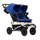 Poussette Double Mountain Buggy Duet En Bleu Marine, Toute Neuve, Boîte Ouverte, à Voir