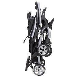 Poussette double de voyage Baby Trend Sit N Stand et combo siège auto, Stormy