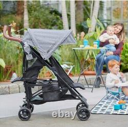 Poussette double légère pliable en tandem Summer Infant 3Dlite