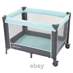 Poussette double pour bébé garçon avec 2 sièges d'auto, 2 parcs d'activités portables et ensemble de voyage pour jumeaux