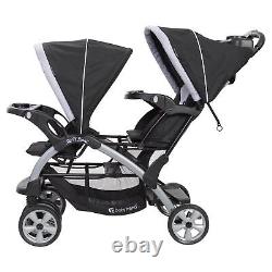 Poussette double tandem pour bébé Trend Sit N Stand, Stormy (Utilisé)