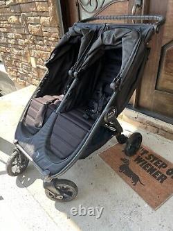 Poussette double tout-terrain Baby Jogger City Mini GT2, noir