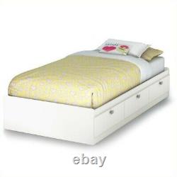 Rive-sud Twin Spark Mates Bed In Pure White