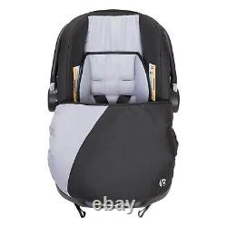 Système de voyage combiné pour jumeaux Baby Trend avec cadre de poussette double et 2 sièges d'auto sac