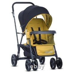 Tout nouvel Joovy Caboose Graphite Poussette double tandem assise et debout, boîte usée