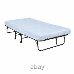 Twin Folding Bed Lit 5 Mousse Matelas Guest Roll Away Camping Portable Sleeper