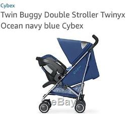 Twin Poussette Bébé Cybex Or Twinyx Stroler U2 0/4 Année Bébé, Enfant