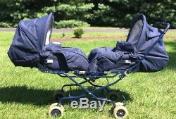 Twindoublebaby / Toddler / Infantinglesina Poussette Pram Bleu Marine Vhtf
