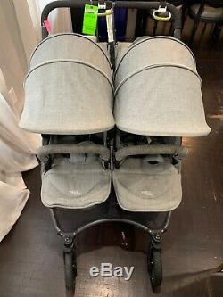 Valco Baby Double Poussette Double Neo Tailored Gris